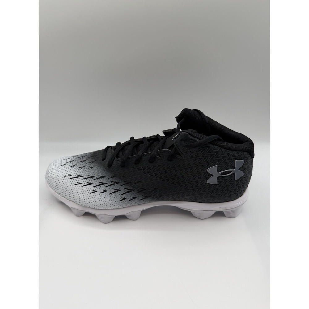 Under Armour Spotlight Franchise RM 4.0 Football Cleats,Men's 11.5,Blk/Wht,NWOB